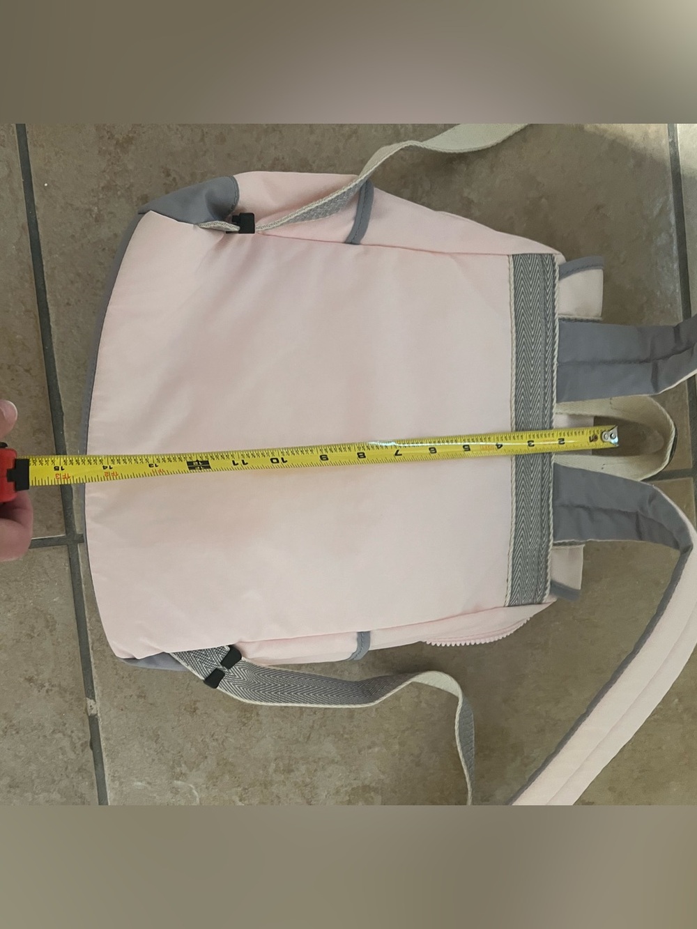 Kipling Pink and Gray Everyday Backpack - Picture 10 of 10